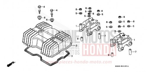 COUVERCLE DE CULASSE CB250X de 1999